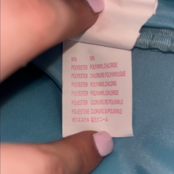 Oilily Pink and Blue Paisley Travel Tote Bag - Picture 16 of 16